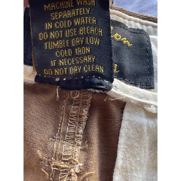 Vintage M Gordon Men Cargo Pants Men’s Sz 30R Brown Heavy Twill Utility Workwear - Picture 4 of 16